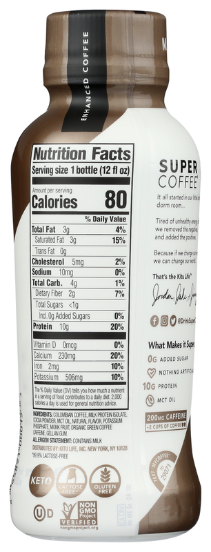 Super Coffee Mocha 12oz Btl