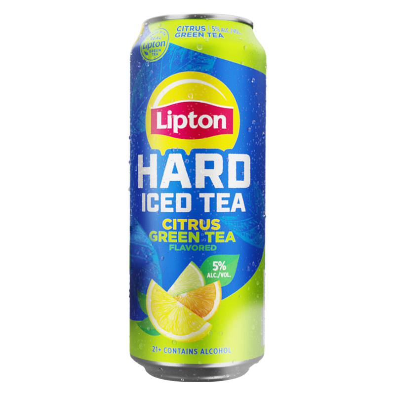 Lipton Citrus Green Tea 24oz Can 5% ABV - Lipton Hard Ice Tea – BevMo!