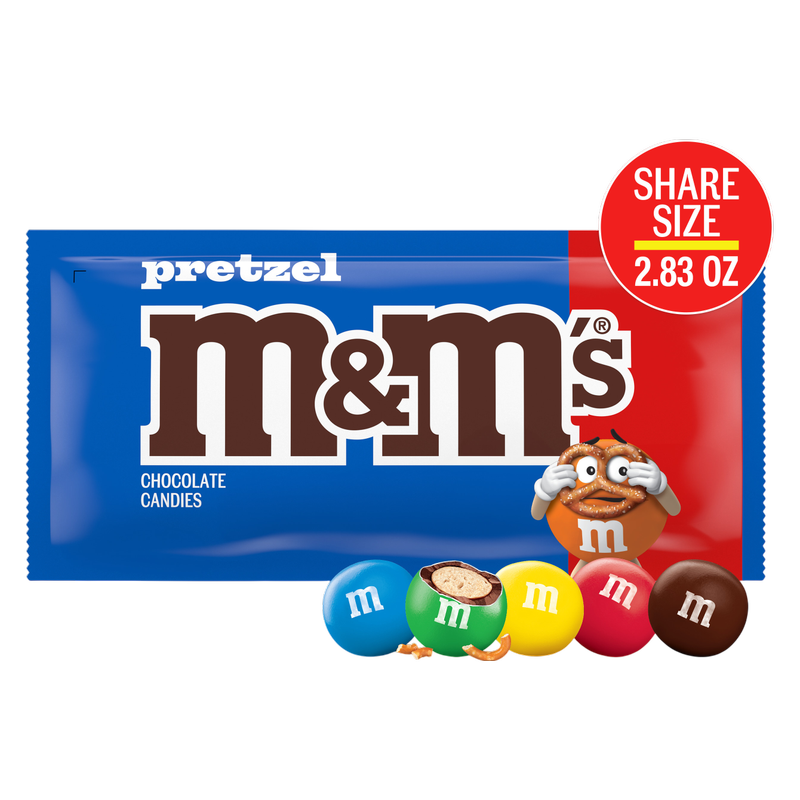 M&M's Pretzel Milk Chocolate Candies Share Size 2.83oz - M&M's M&M's Pretzel Milk Chocolate Candies Share Size 2.83oz - M&M's