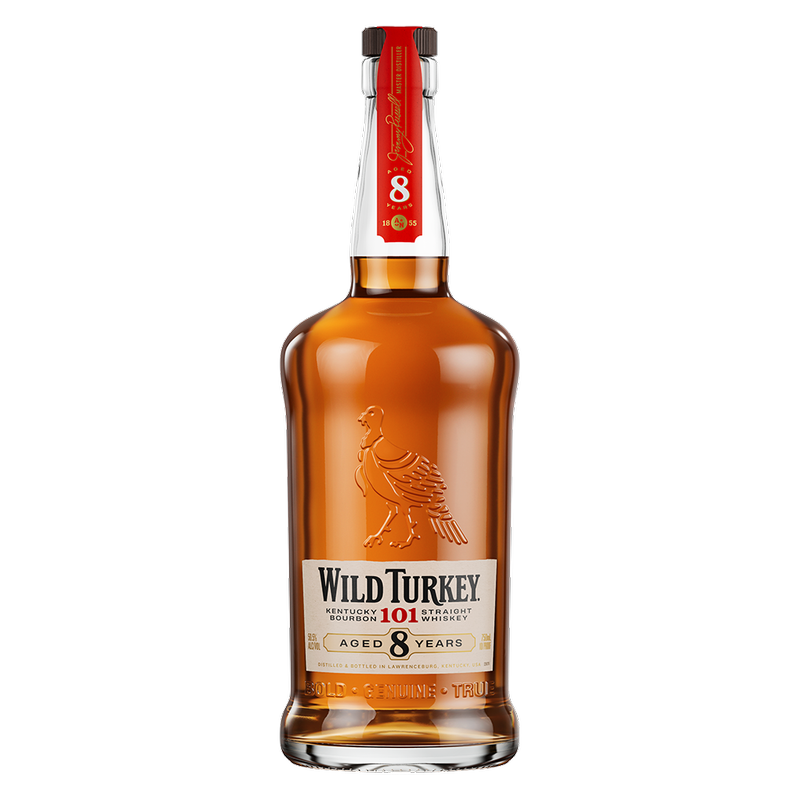 Wild Turkey 101 Bourbon 8 Year 750ml Bottle - Wild Turkey – BevMo! Wild Turkey 101 Bourbon 8 Year 750ml Bottle - Wild Turkey – BevMo!