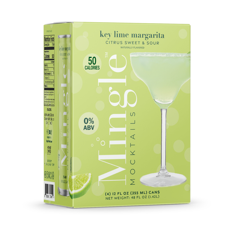 Mingle Mocktails Key Lime Margarita 4pk 12oz Can - Mingle