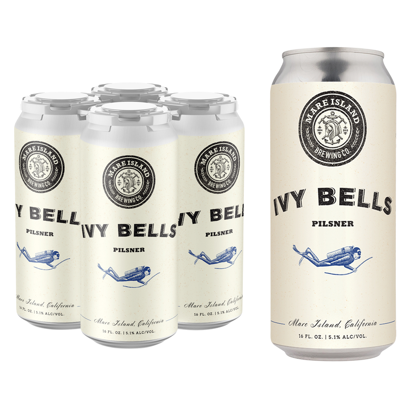 peace lily beer Mare Island Brewing Ivy Bells Pilsner 4pk 16oz Can
