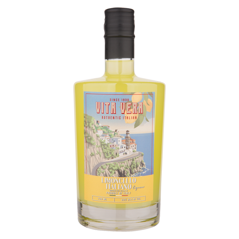 Vita Vera Limoncello Italiano Liqueur 750ml (60 Proof) - Vita Vera
