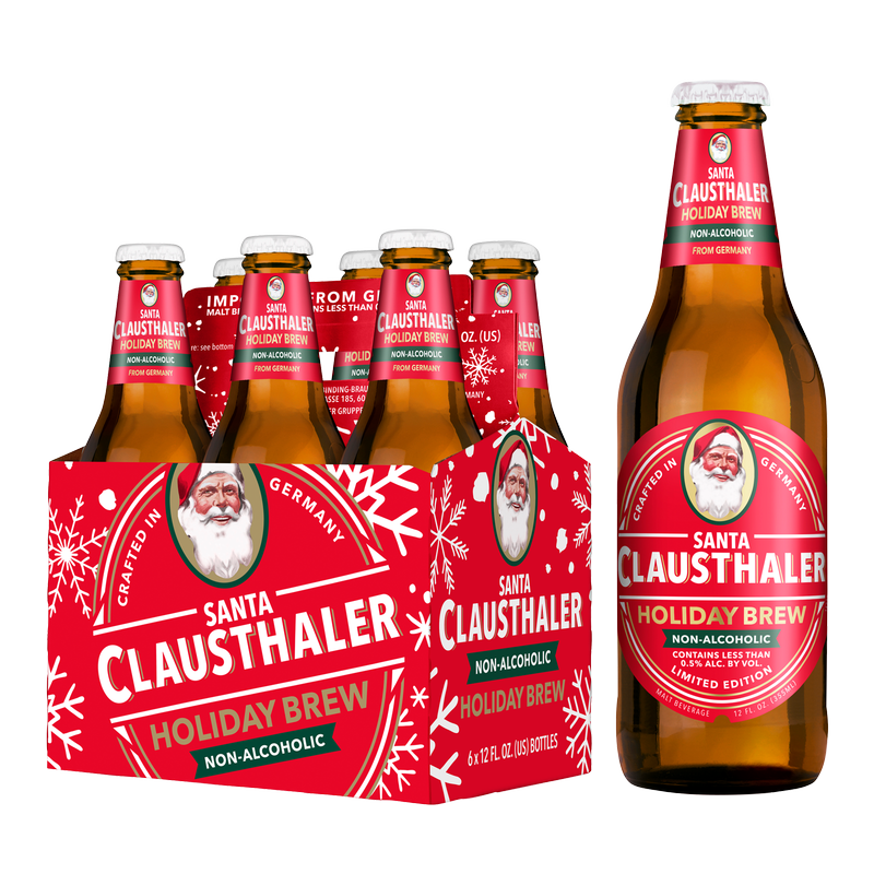 Clausthaler Santa Clausthaler Holiday Brew Non-Alcoholic 6pk 12oz 