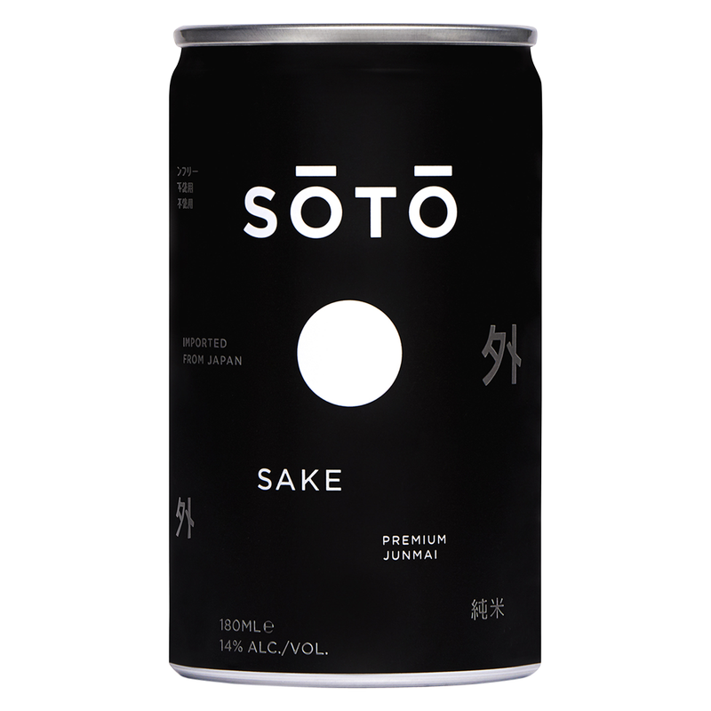 Soto Junmai Sake 180ml Can - Soto Sake – BevMo!