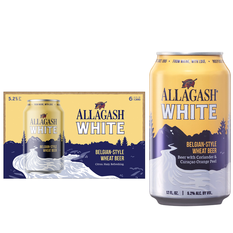 Allagash White 6pk 12oz Cans 6pk 12oz Can 5.2% ABV - Allagash – BevMo!