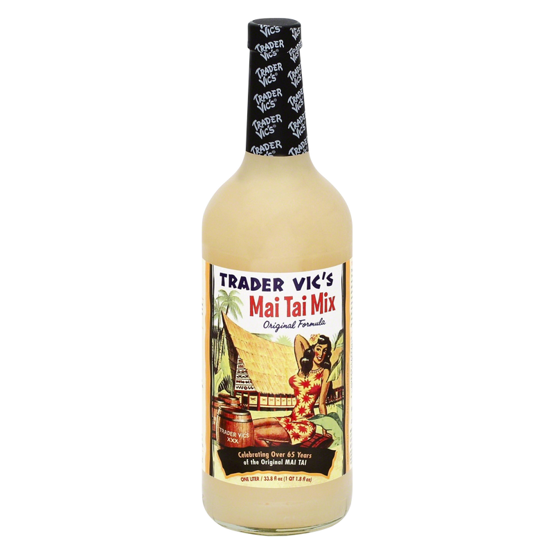 Trader Vic's Mai Tai Mix 32oz Bottle - Trader Vic's – BevMo!
