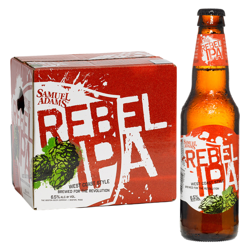 Sam Adams Rebel IPA 12pk 12oz Btl 6.5% ABV