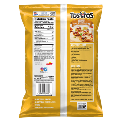 Tostitos Scoops Multi Grain Tortilla Chips 10oz