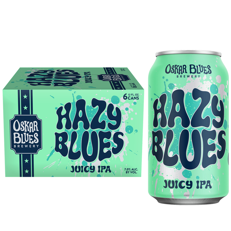 Oskar Blues Hazy Blue IPA 6pk 12oz Can 7% ABV - Oskar Blues