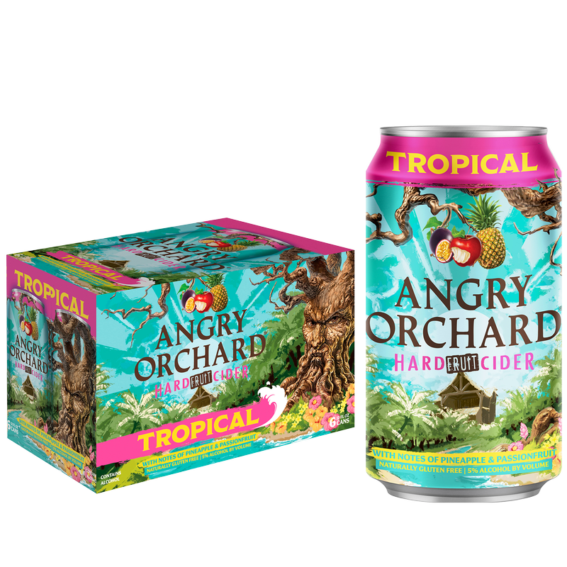 Angry Orchard Tropical Hard Cider 6pk 12oz Cans - Angry Orchard