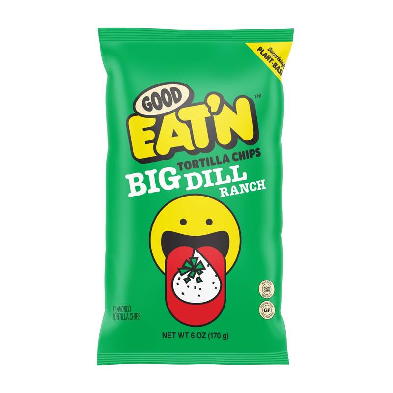 洋楽 Eat'n Good The Label Good Eat'n Big Dill Ranch Tortilla Chips 6oz Bag - Good Eat'n – BevMo!
