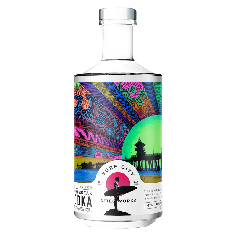 Surf City Small Batch Shorebreak Vodka 750ml