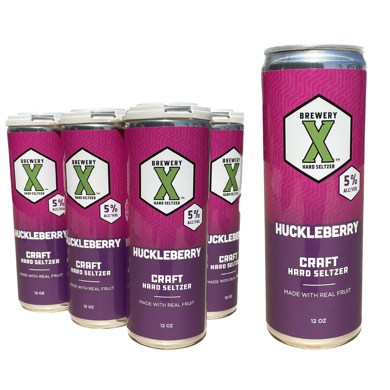 Brewery X Huckleberry Hard Seltzer 6pk 12oz Can BevMo!