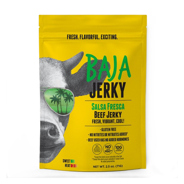 Baja Jerky Salsa Fresca Beef Jerky 2.5oz