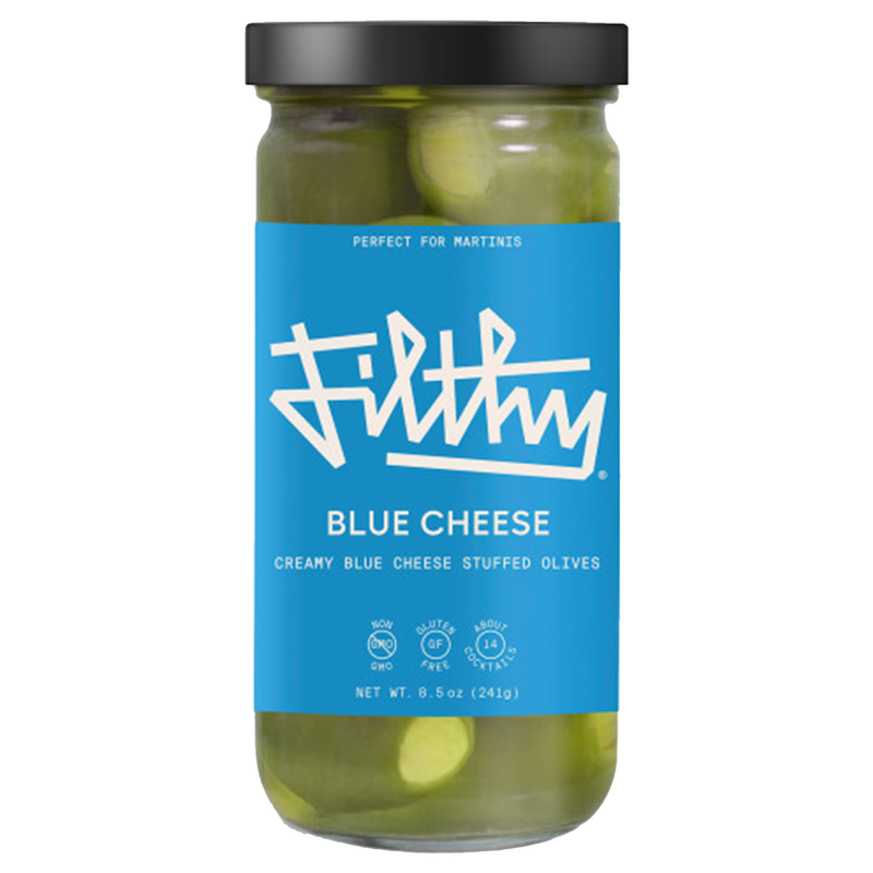 Filthy Blue Cheese Stuffed Olives 8oz - Filthy Food – BevMo!