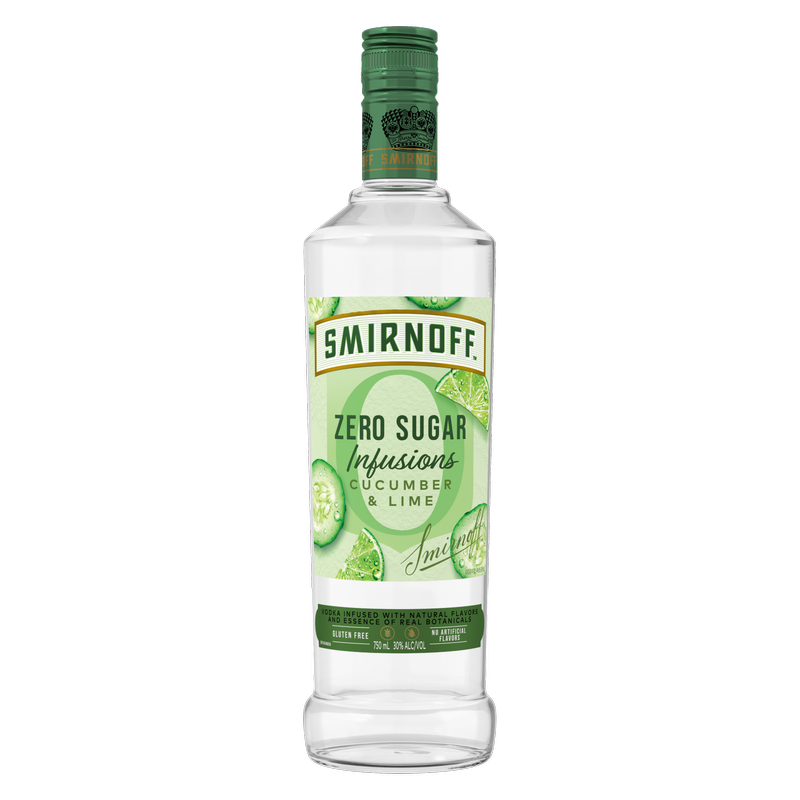 Smirnoff Zero Sugar Infusions Cucumber & Lime (Vodka Infused with