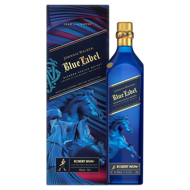 Johnnie Walker Blue Lunar New Year Horse 750ml - Johnnie Walker