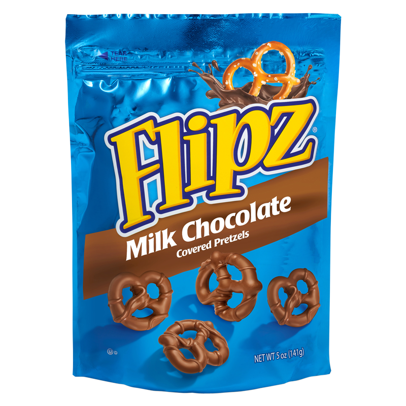 Flipz Milk Chocolate Pretzels 5oz - Flipz – BevMo!