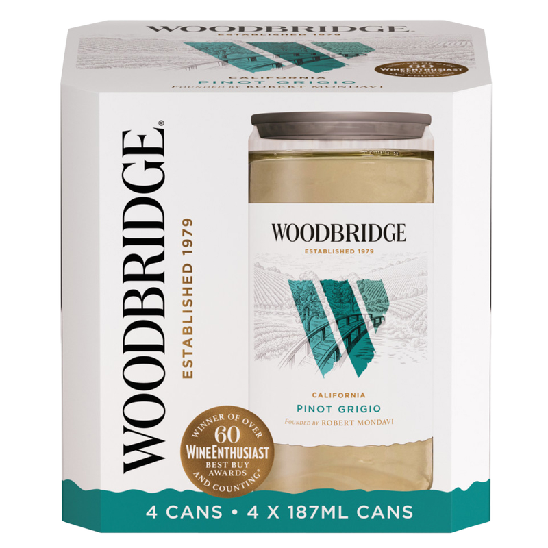 Woodbridge Pinot Grigio 4pk 187ml - Woodbridge – BevMo!
