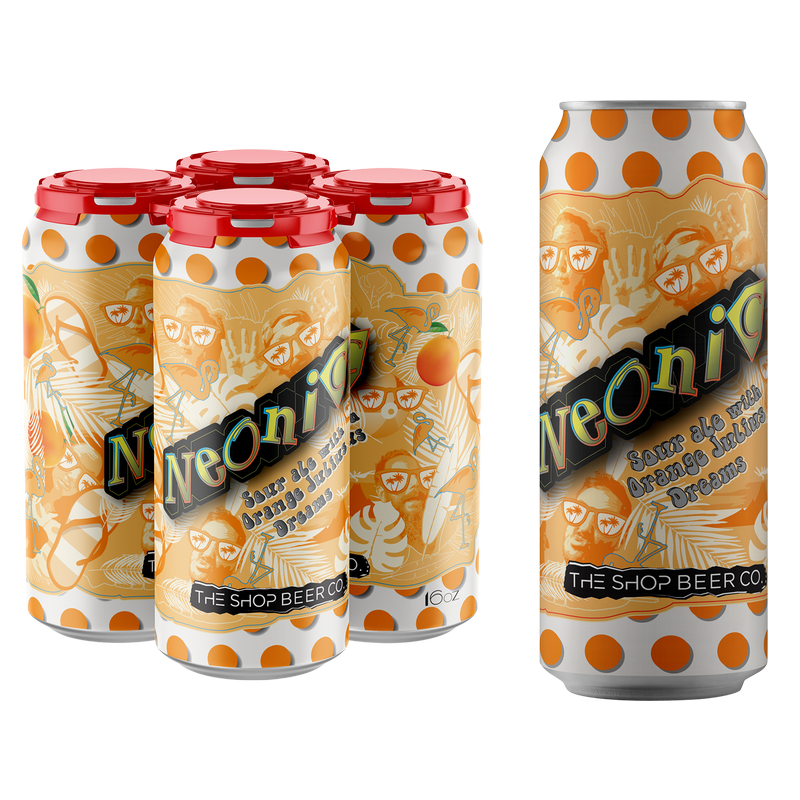 The Shop Beer Co. Neonic Sour Ale Orange Julius Dreams (4Pkc 16 Oz