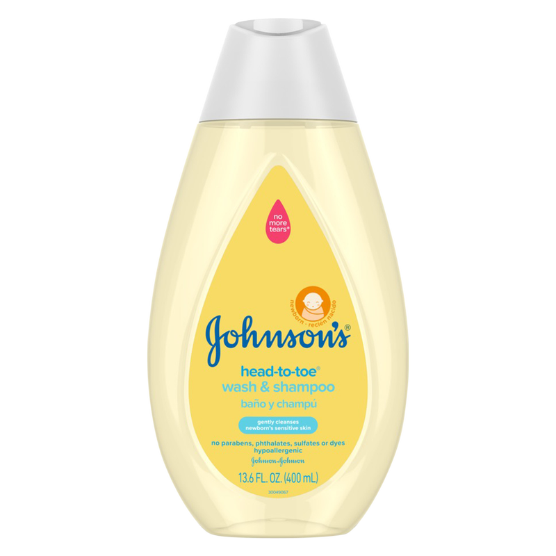 Johnson s Head to Toe Wash Shampoo 13.6oz BevMo