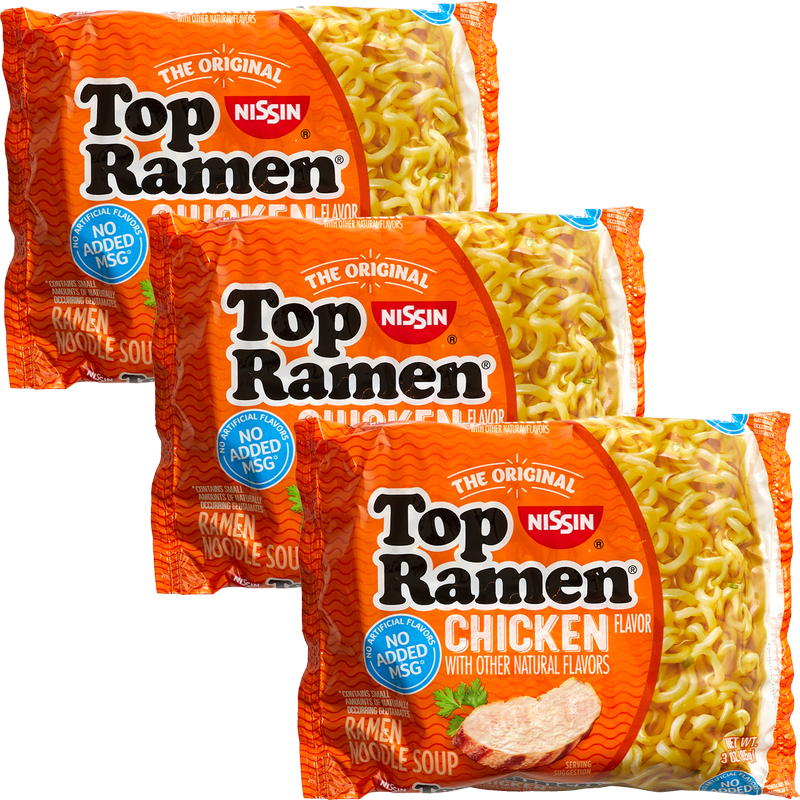 Nissin Ramen Noodle Soup, Chicken Flavor 3 oz