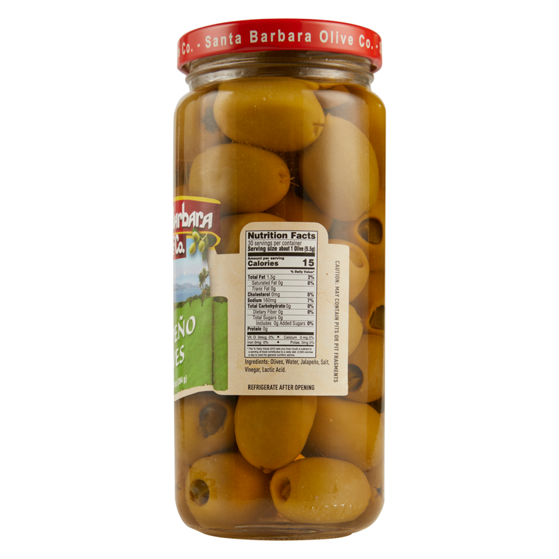 Santa Barbara Jalapeno Olives 5oz