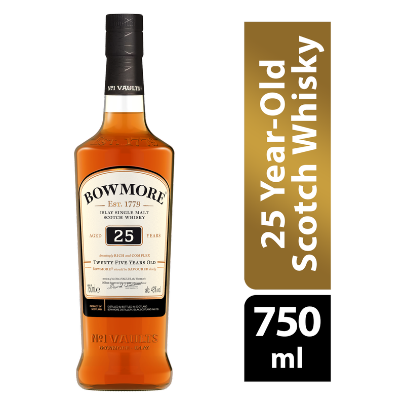 Bowmore Single Malt 25 Yr 750ml - BevMo! – BevMo!