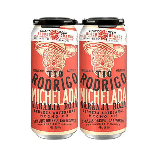 Tio Rodrigo's Blood Orange Michelada 4pk 16oz Can - BevMo! – BevMo!