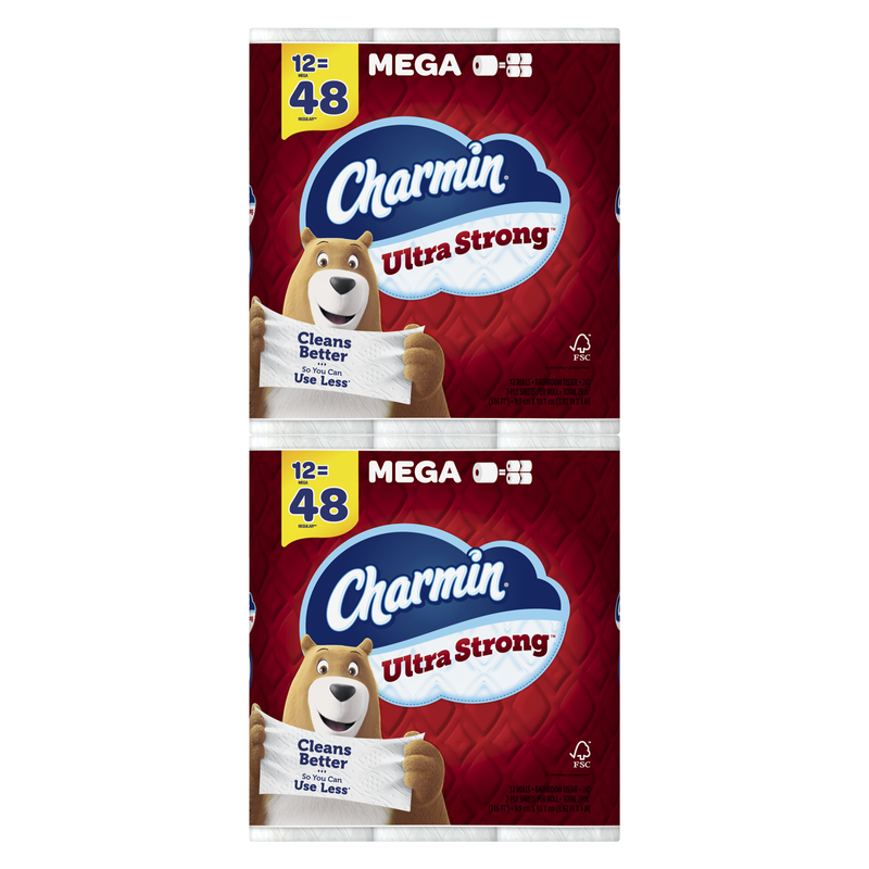 Save on Charmin Ultra Strong Super Mega Roll 2-Ply Toilet Paper Order  Online Delivery