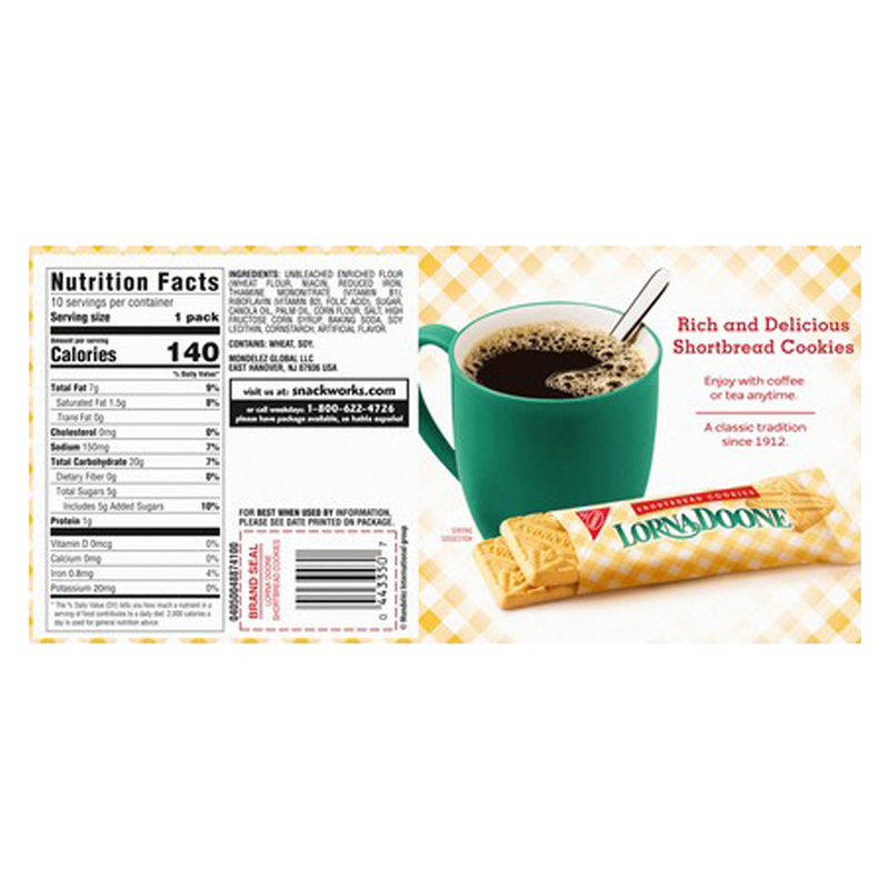 Lorna Doone Shortbread Cookies 10oz