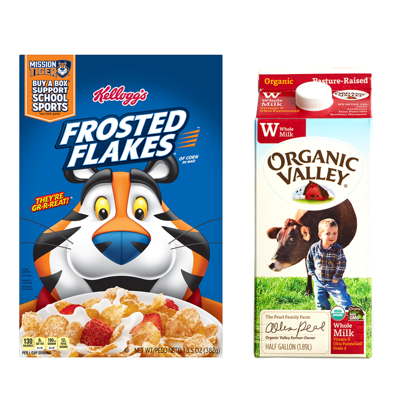 Kellogg s Original Frosted Flakes Cereal 13.05oz Organic Valley