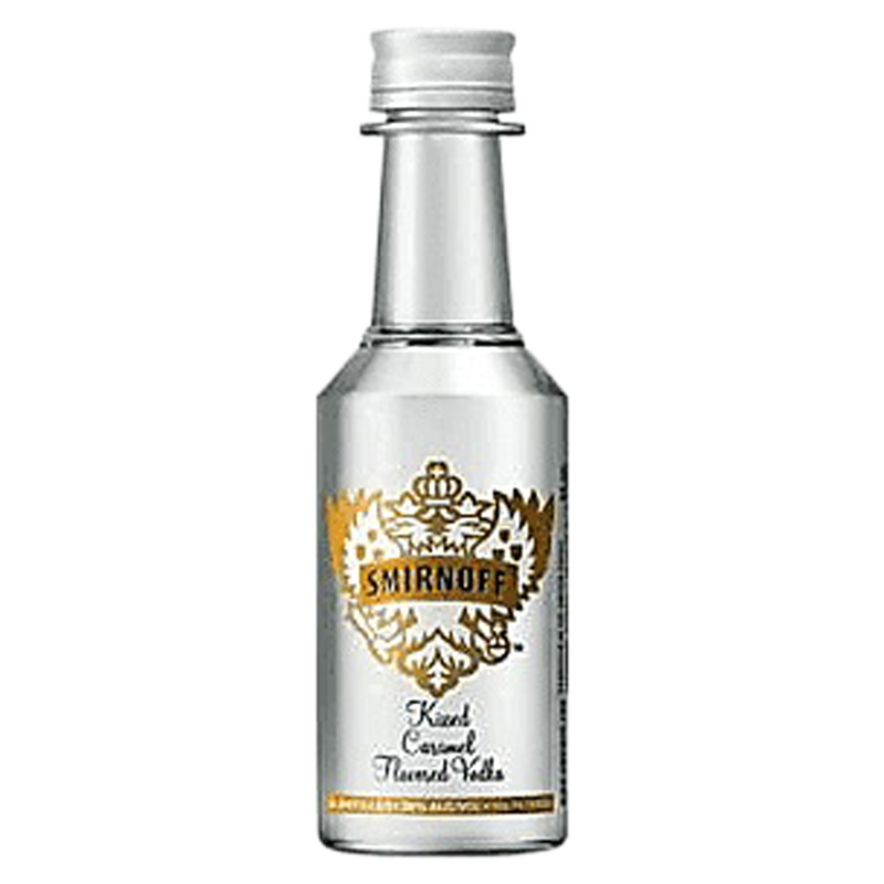 Smirnoff Kissed Caramel Vodka 50ml – BevMo!