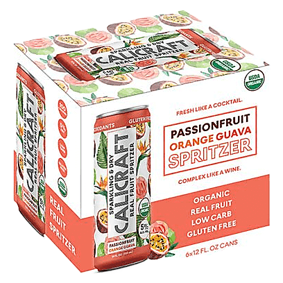 Calicraft Brewing Spritzer Passionfruit Orange Guava 6pk 12oz Can