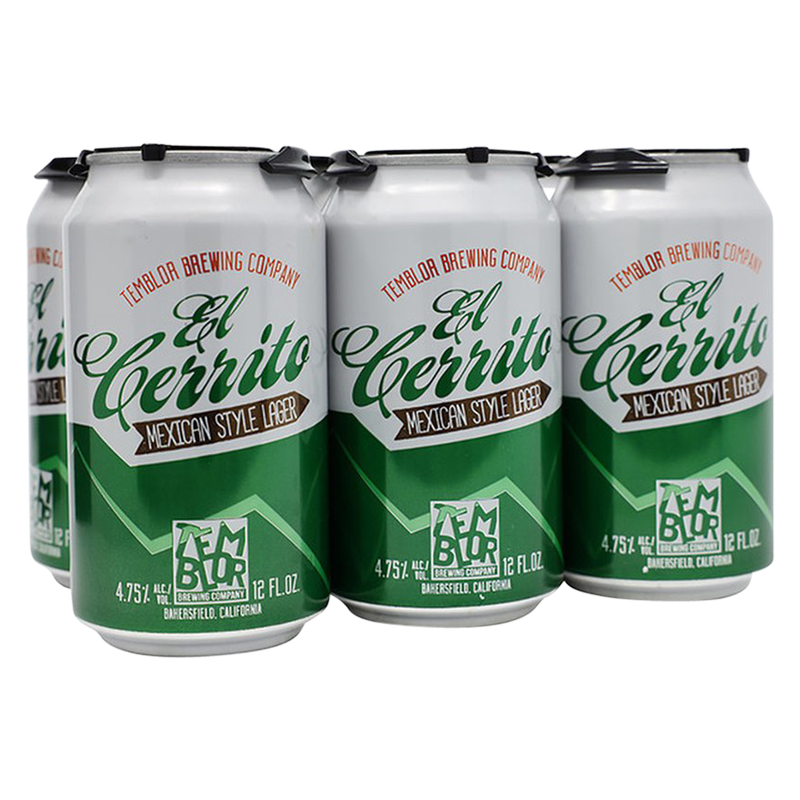 Temblor El Cerrito Mexican Lager 6pk 12oz Can