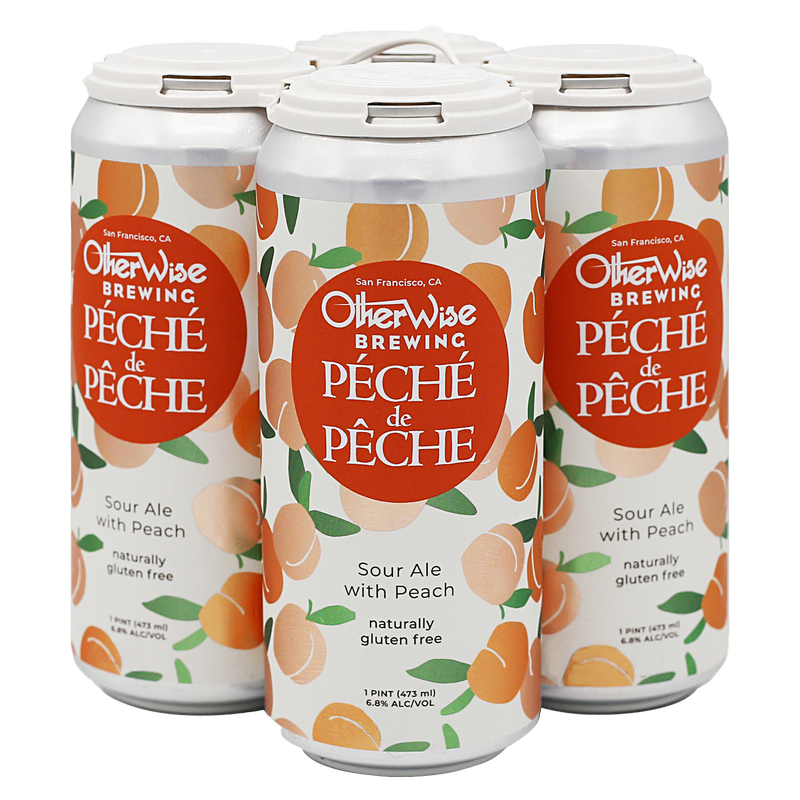 Otherwise Brewing Peche de Peche Sour Gluten Free 4pk 16oz Cans