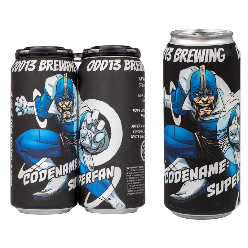 Odd13 Brewing Codename Superfan Hazy IPA 4pk 16oz Can 6.5% ABV