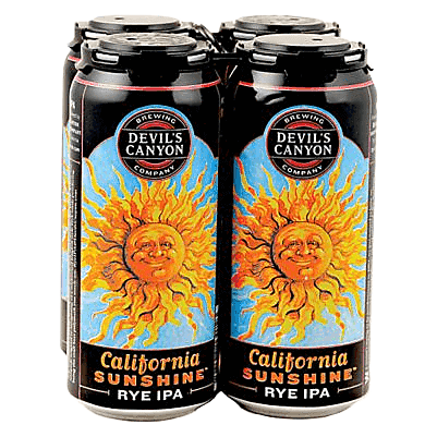 Devil's Canyon California Sunshine Rye IPA 4pk 16oz Can