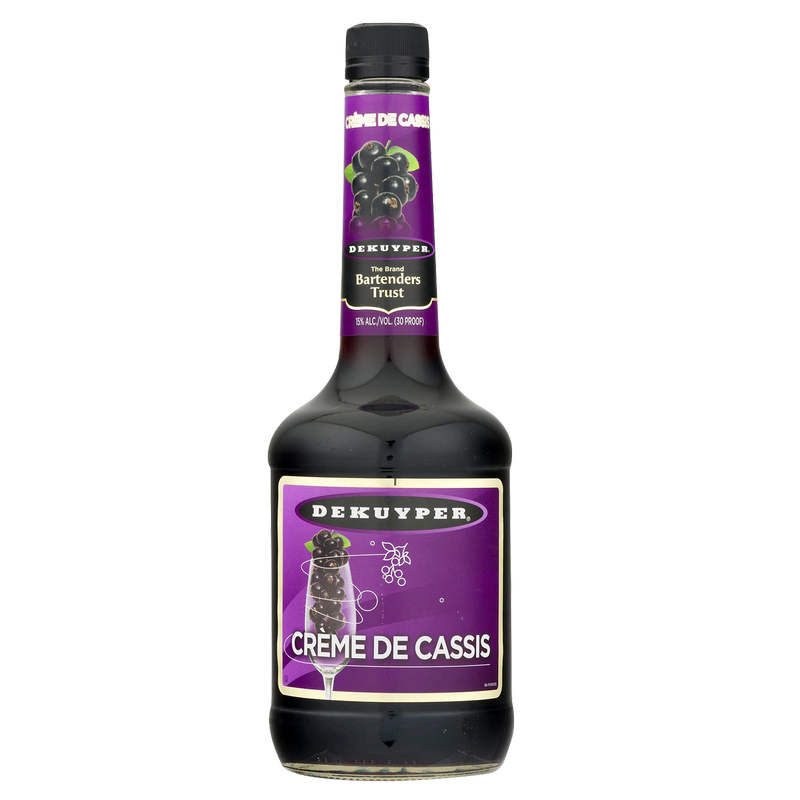 Dekuyper Creme De Cassis Liqueur 750ml (30 Proof) - DeKuyper – BevMo!