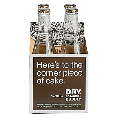 Dry Botanical Bubbly Vanilla 4pk 12oz Can
