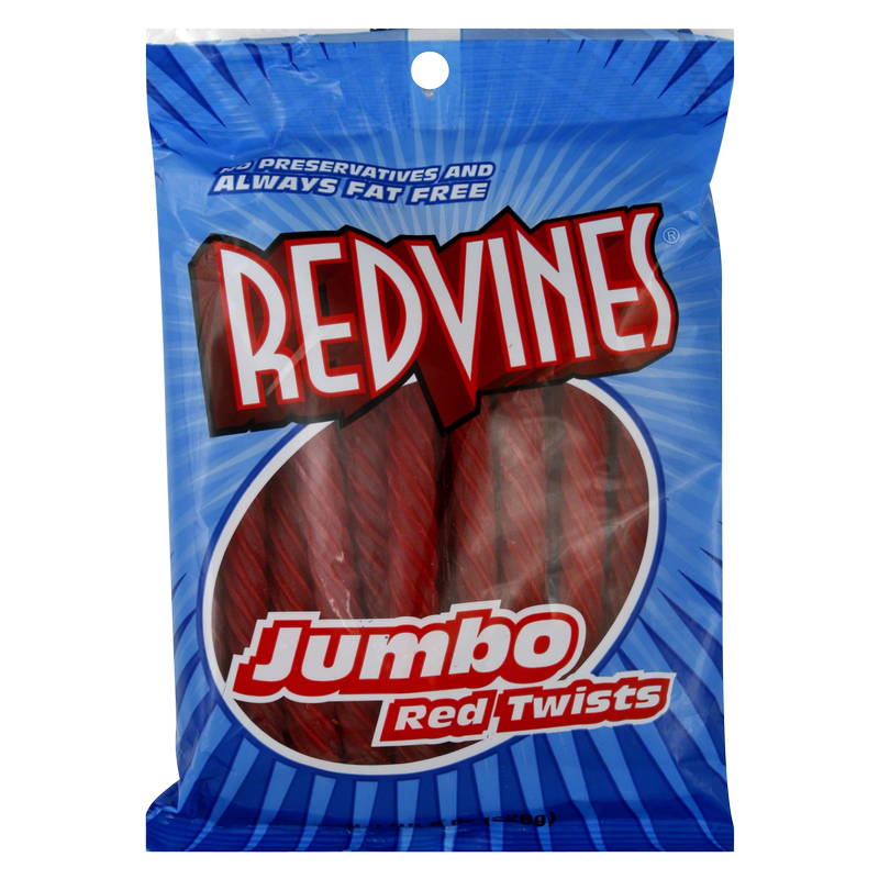 Red Vines Jumbo Red Twists 8oz BevMo!