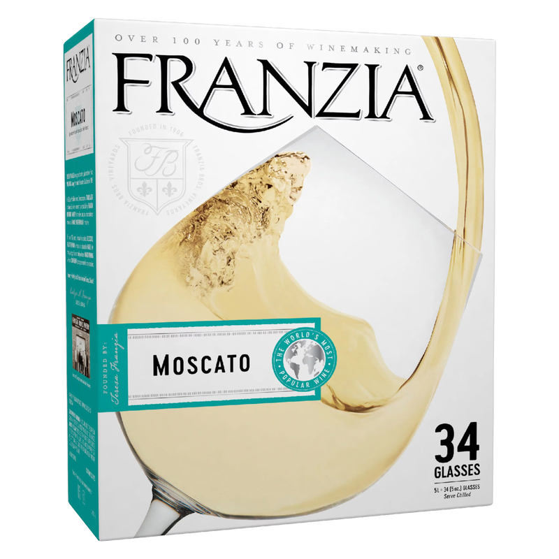 Franzia Vintner Select Moscato 5 L Box - BevMo! – BevMo!