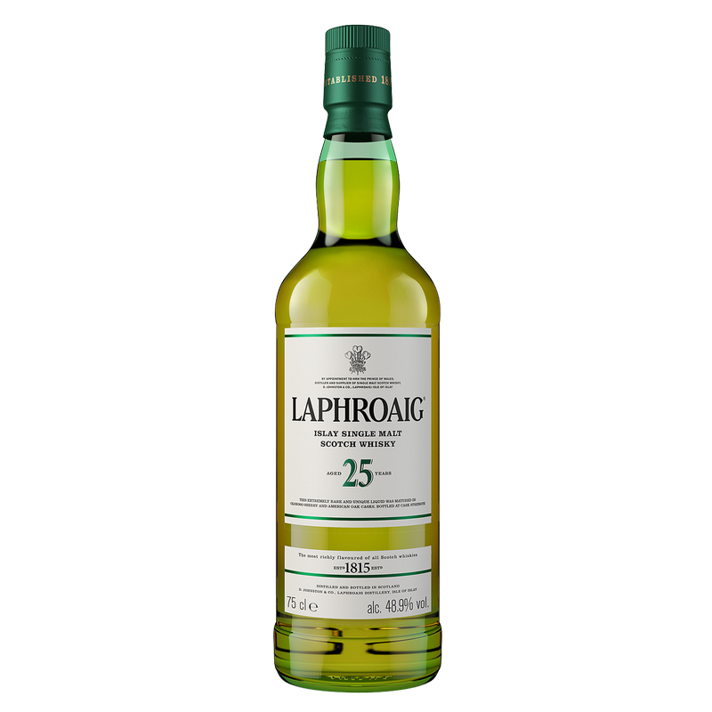 Laphroaig Islay Single Malt Scotch Whisky 25 Yr 750ml - Laphroaig