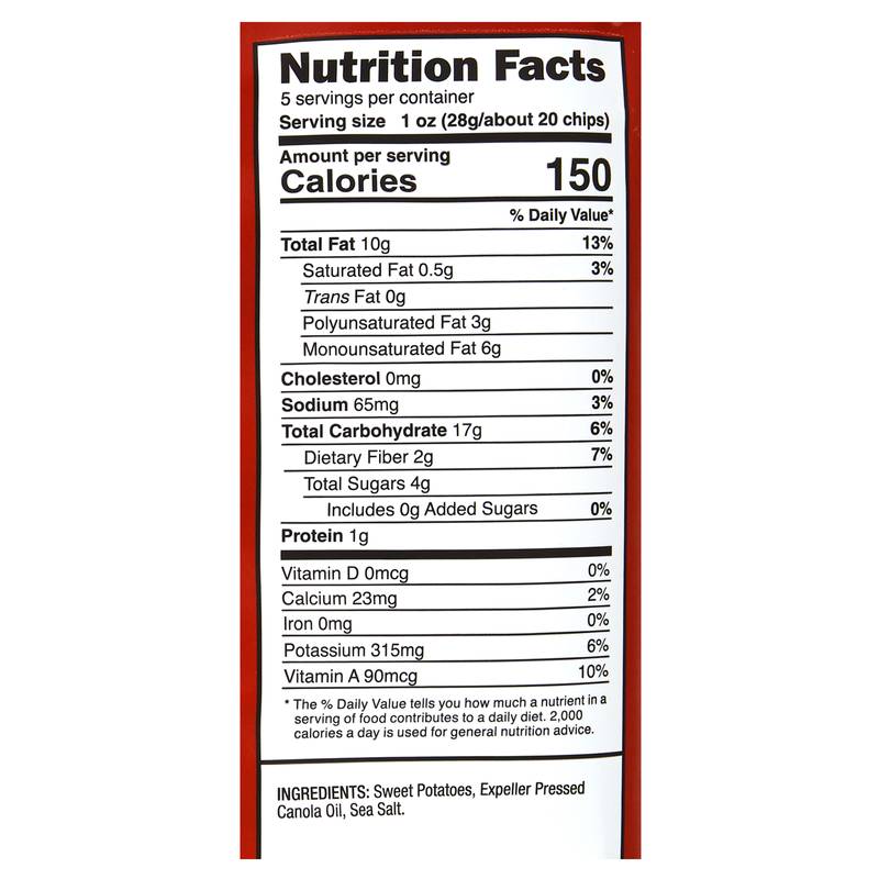 Good Health Sea Salt Sweet Potato Chips 5oz