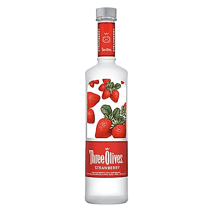 Three Olives Strawberry Vodka 750ml - BevMo! – BevMo!