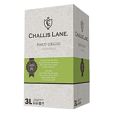 Challis Lane Pinot Grigio Box 3 Liter Box