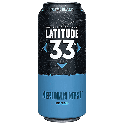 Latitude 33 Meridian Myst Hazy Pale Ale 4pk 16oz Can – BevMo!
