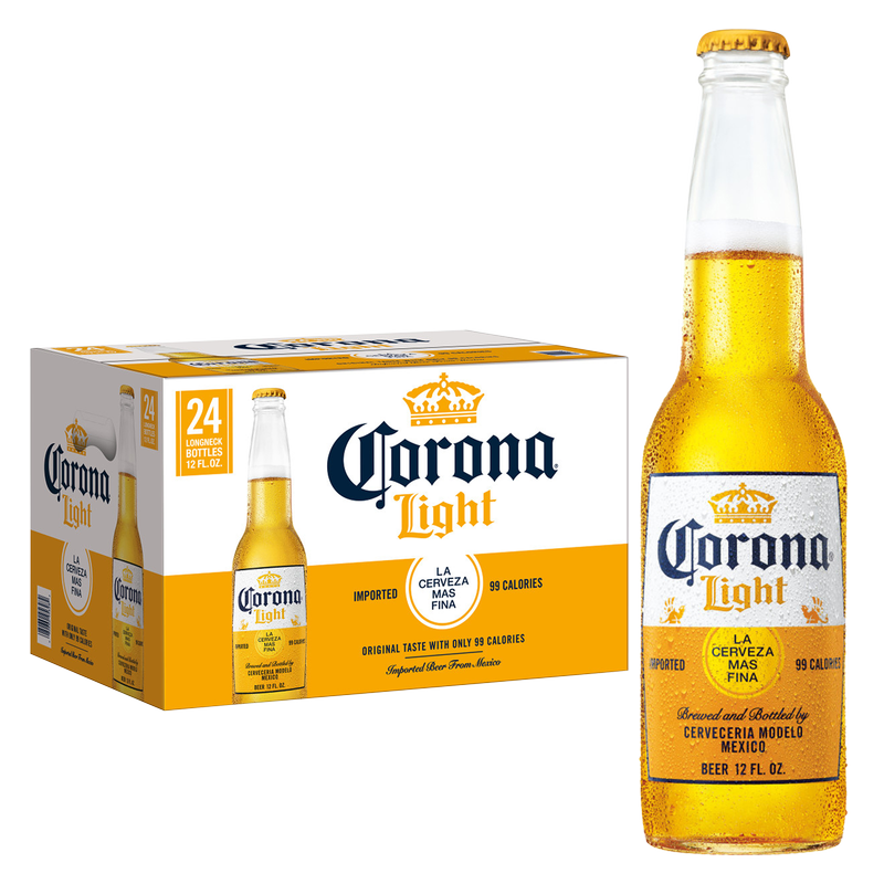 Corona Light 24pk 12oz Btl 4.0% ABV