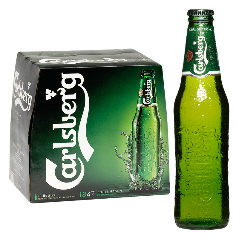 Carlsberg Lager 12pk 12oz Btl 5.0% ABV